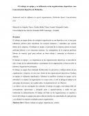 El trabajo en equipo y su influencia en las organizaciones deportivas, caso Concentración Deportiva de Pichincha