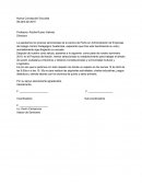 Carta para el proyecto de nacion