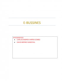 E-BUSSINES . TALLER EN CLASES. Página 1