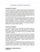 Crecimiento y desarrollo económico