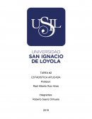 TAREA #2 ESTADISTICA APLICADA