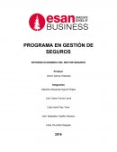 PROGRAMA EN GESTIÓN DE SEGUROS ENTORNO ECONOMICO DEL SECTOR SEGUROS