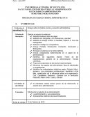 PROGRAMA DE TRABAJO TEORÍAS ADMINISTRATIVAS. Ensayo sobre la historia, teoría y evolución administrativa