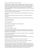 Socialización Lenguaje