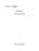 Informe I Econometría . Ley de OKUN