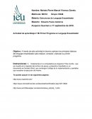 Activida de Aprendijaze 2 Lenguaje de Programacion