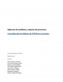 Informe de análisis y mejora de procesos: La producción de bidones de 200 litros en Acesur