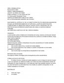 ÁREA: CRIMINALISTICA