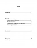 No se puede enseñar sin religión