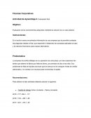 Finanzas corporativas. Actividad de Aprendizaje 4. Evaluación final