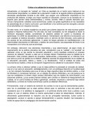 Crítica a la calidad de la educación chilena