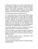 La revolución francesa. División de la sociedad francesa