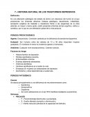 Historia natural de los trastornos depresivos