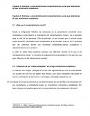 Factores y características del comportamiento social que determinan el bajo rendimiento académico