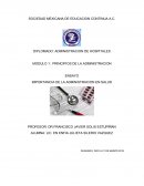 IMPORTANCIA DE LA ADMINISTRACION EN SALUD