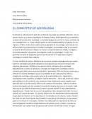 EL CONCEPTO DE SOCIOLOGIA