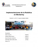 Implementacion de la Robotica