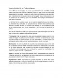 Acuerdo de los pueblos indigenas