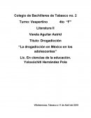 La drogadicción en México en los adolescentes
