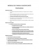 MODELO DE FAMILIA SACRIFICANTE