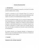 Proceso presupuestario