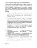 VIAS DE ADMINISTRACION DE FARMACOS EN OBSTETRICIA