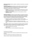 Expresión cuantitativa y cualitativa del comportamiento y desempeño de un proceso