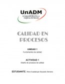 Diseño de procesos de calidad