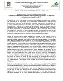 LA DIMENSIÓN AMBIENTAL DEL DESARROLLO