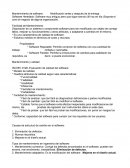 Ingeniería del Software. Mantenimiento de software: Modificación antes y después de la entrega