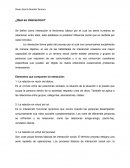 ¿Qué es interacción?