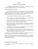 Programación de piso utilizando DBR