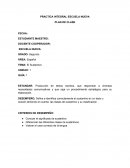 PLAN DE CLASE TEMA: El Sustantivo