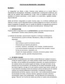 POLÍTICAS DE PREVENCIÓN Y SEGURIDAD