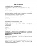 Analisis financiero. Guía de ejercicios