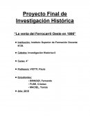 Proyecto Final de Investigación Histórica “La venta del Ferrocarril Oeste en 1890”