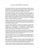Actuar y hacer frente a dirección