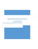 Tácticas de negociación