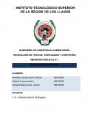 REPORTE PRÁCTICA #1: “Deshidratación de frutas”