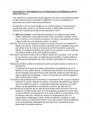 Diagnostico y tratamiento de los problemas de aprendizaje