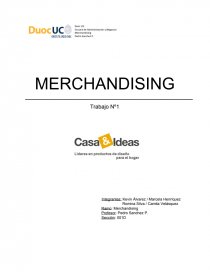 TESIS CASA IDEAS Merchandising. Página 1