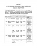 COSTOS Y PRESUSPUESTOS PARA EDIFICACIONES I