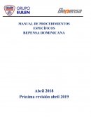 CONSIGNAS ESPECÍFICAS: PUERTAS BEPENSA DOMINICANA S.R.L.