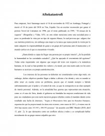 Ensayo Aftokatastrofí. Página 1