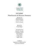 INFORME Planificación de Recursos Humanos