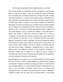 POLITICA DEL RENACIMIENTO EN COMPARACION A LA ACTUAL