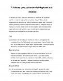 7 atletas que pasaron del deporte a la música