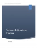 Relaciones Públicas empresa Xocolatl