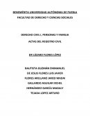 Actas del registro civil