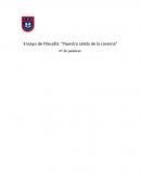 Ensayo de Filosofía: “Nuestra salida de la caverna”